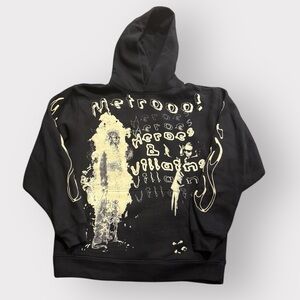 Metro Boomin Heroes & Villains Black Hoodie Small Rap Merch